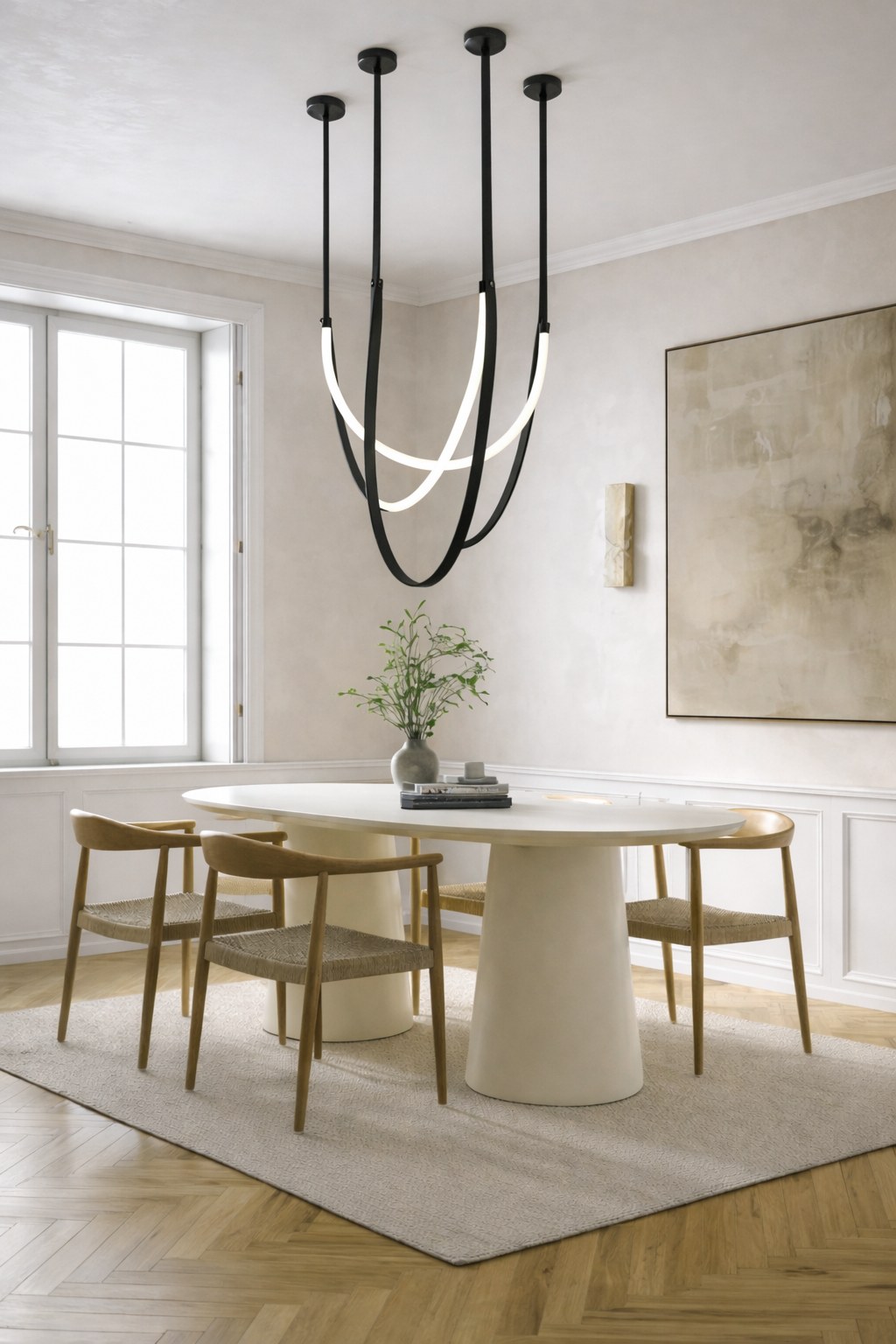Cintaro Black Strap Pendant Lamp