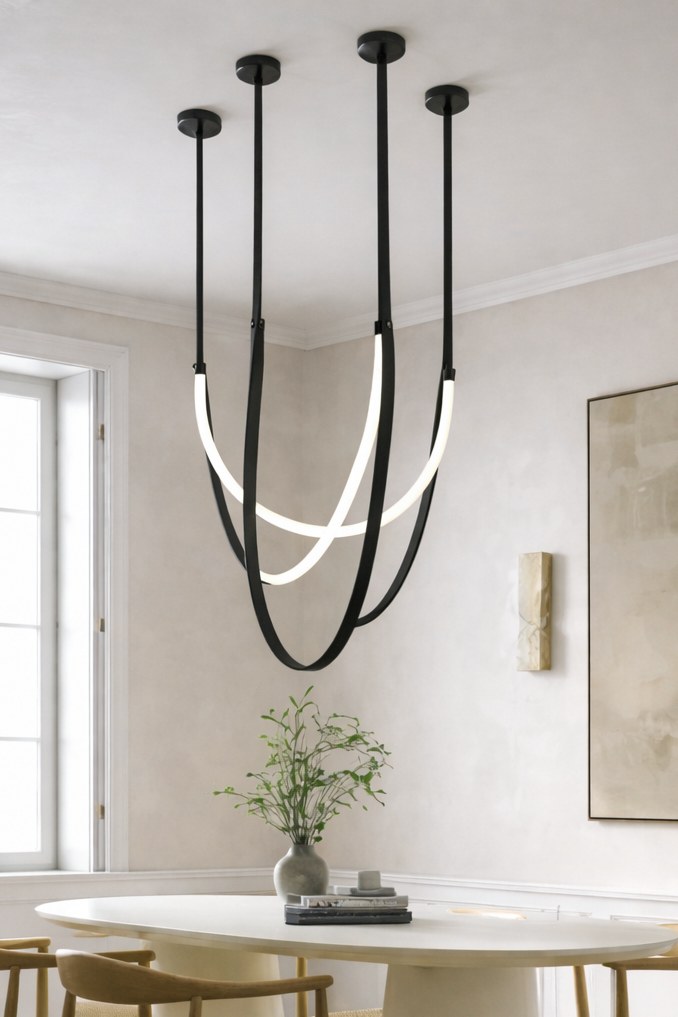 Cintaro Black Strap Pendant Lamp - Image 2