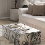 Felicity Galaxy Blue Marble Coffee Table