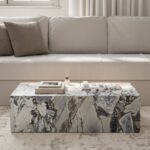 Felicity Galaxy Blue Marble Coffee Table