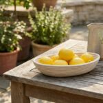 Rivon Beige Outdoor Tray