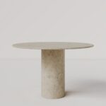 Pelagia Crema Marfil Round Dining Table