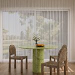 Pelagia Ming Green Light Round Dining Table