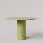 Pelagia Ming Green Light Round Dining Table