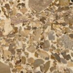 Alara Beige Terrazzo Desk