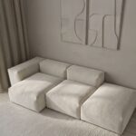 Karina Stone Ivory Modular Sofa