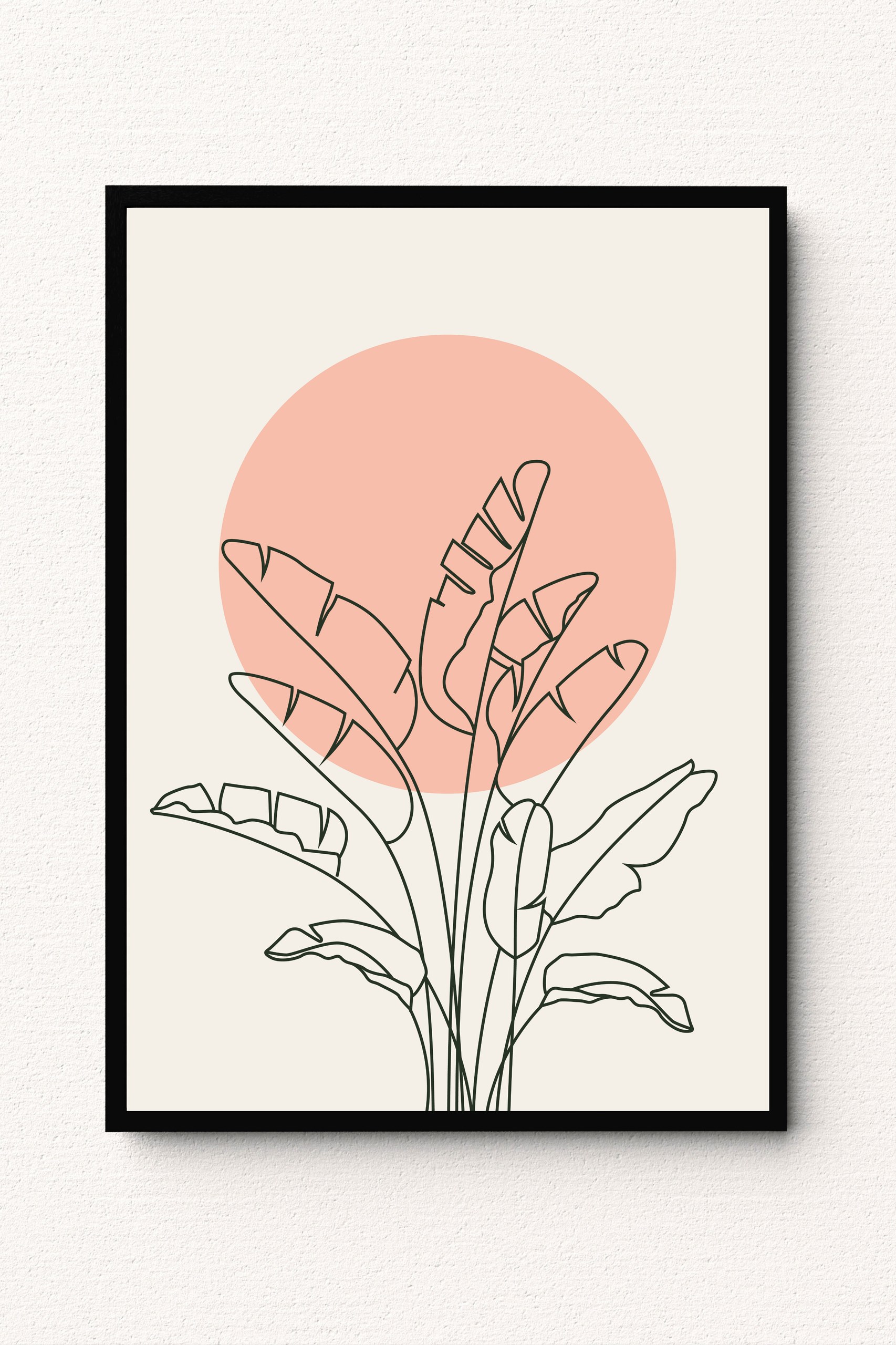 Blush Banana Botanica Wall Art