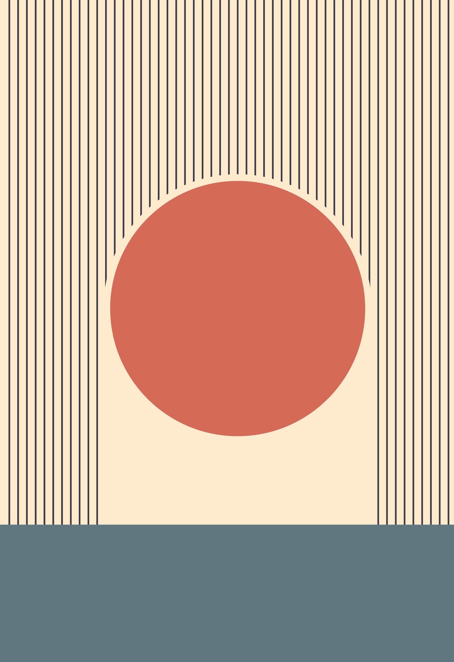 Linear Dawn Wall Art - Image 2