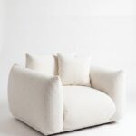 Alannah Off White Boucle Sofa Chair