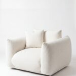 Alannah Off White Boucle Sofa Chair