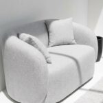 Amanti Warm Grey 2 Seater Sofa