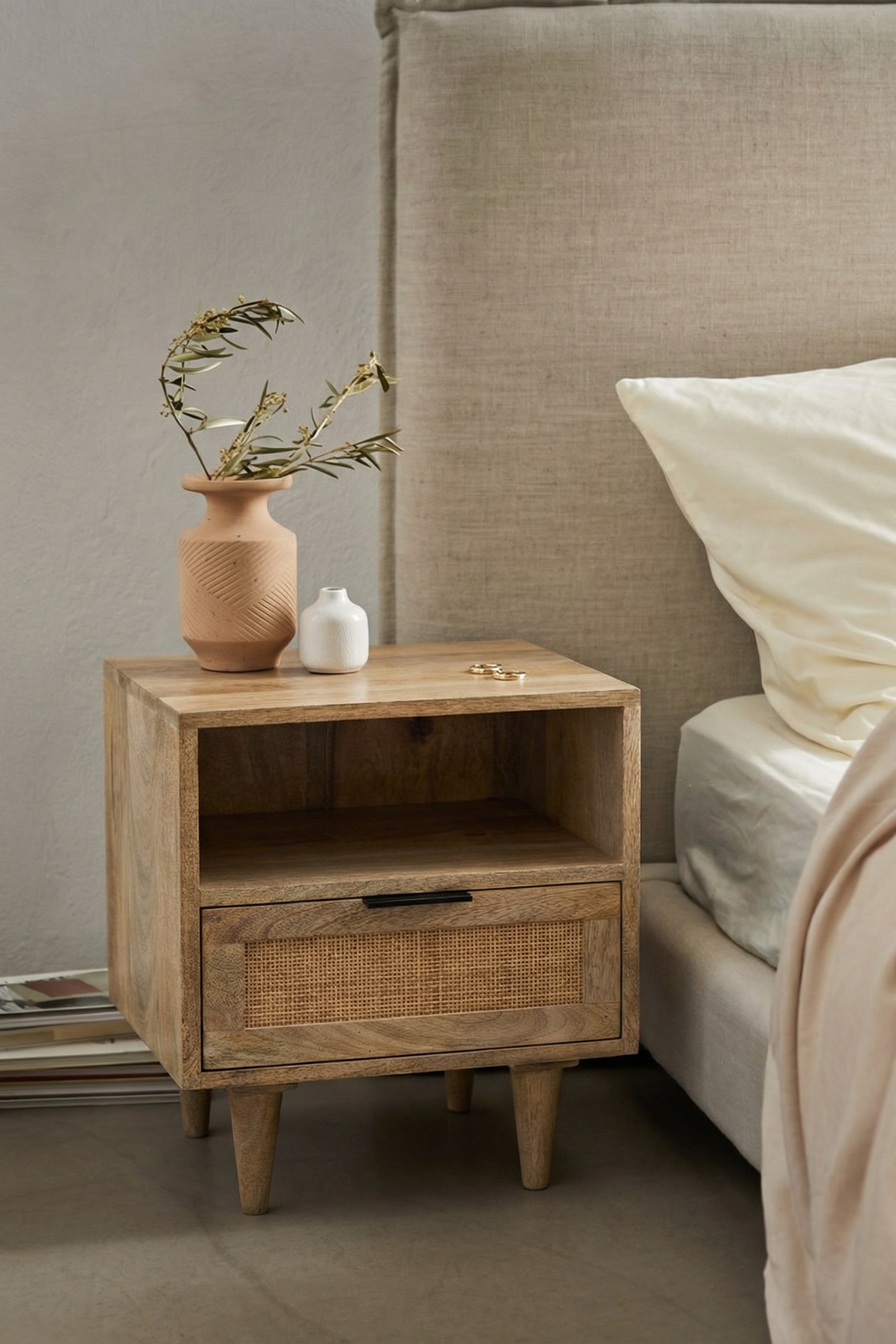 Marek Mango Wood Side Table