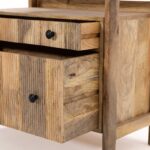 Tivon Mango Wood Display Shelves Unit