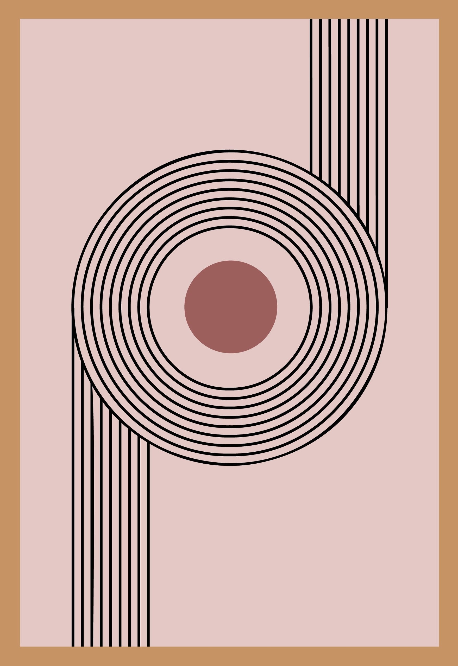 Centered Flow Wall Art - Image 2