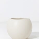Aino Off White Textured Plastic Pot