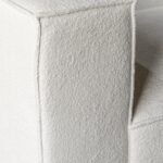 Safa Off White Boucle Lounge Chair