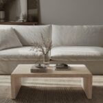 Camden Travertine U shaped Coffee Table