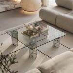 Punto Viola Square Coffee Table
