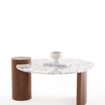 Azwa Puzzle Lilac Gold Coffee Table
