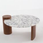 Azwa Puzzle Lilac Gold Coffee Table