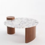 Azwa Puzzle Lilac Gold Coffee Table