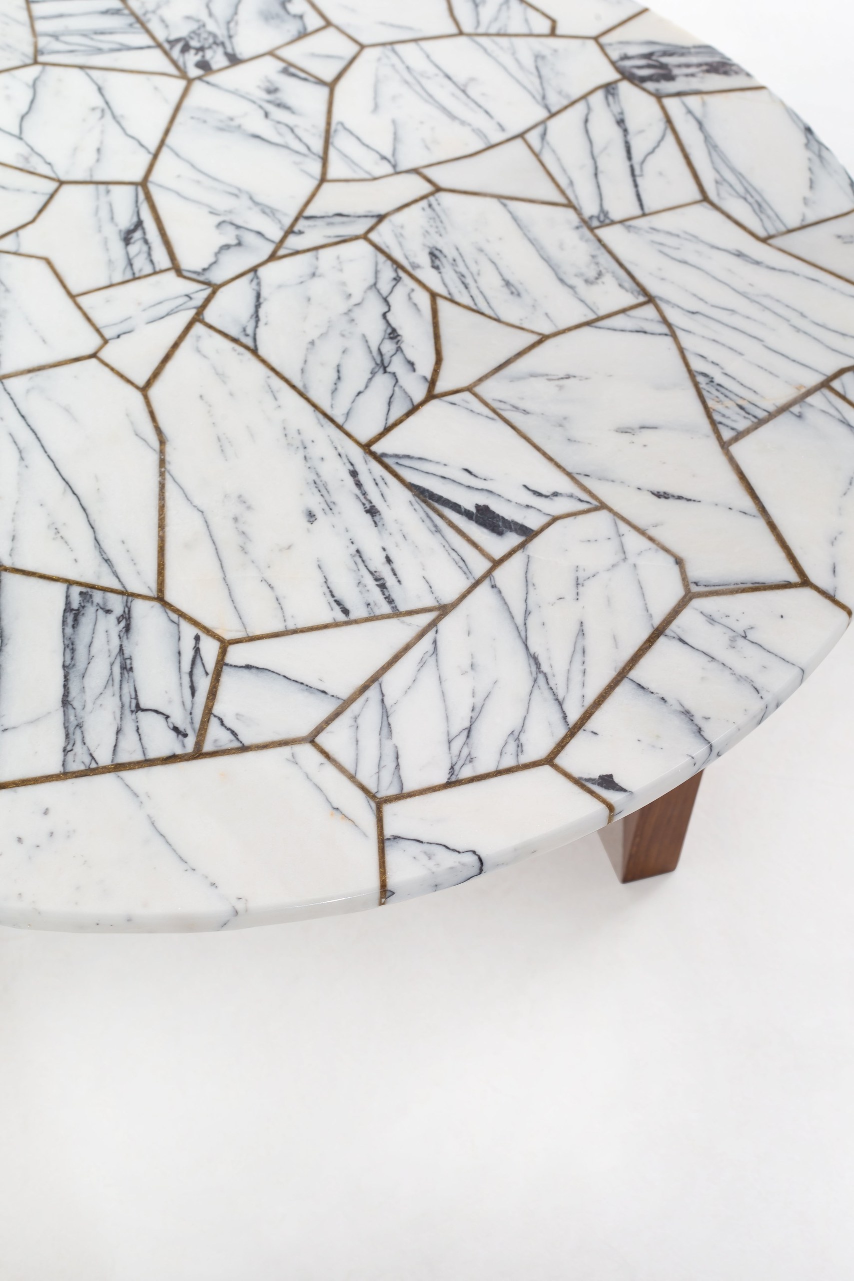 Azwa Puzzle Lilac Gold Coffee Table - Image 6