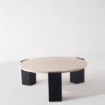 Gretel Beige Travertine Coffee Table