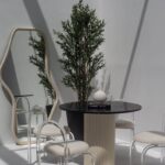 Cornelia Black Marquina Marble Dining Table (3 Base Colors)
