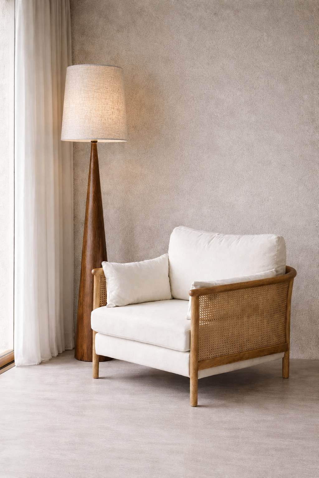 Obel Brown Floor Lamp