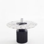 Delora Puzzle Lilac Gold Coffee Table