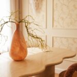 Amalfi Irregular Top Travertine Dining Table