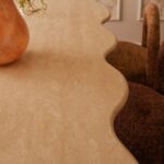 Amalfi Irregular Top Travertine Dining Table