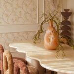 Amalfi Irregular Top Travertine Dining Table