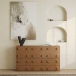 Tessera Honey Oak Wide Storage Cabinet
