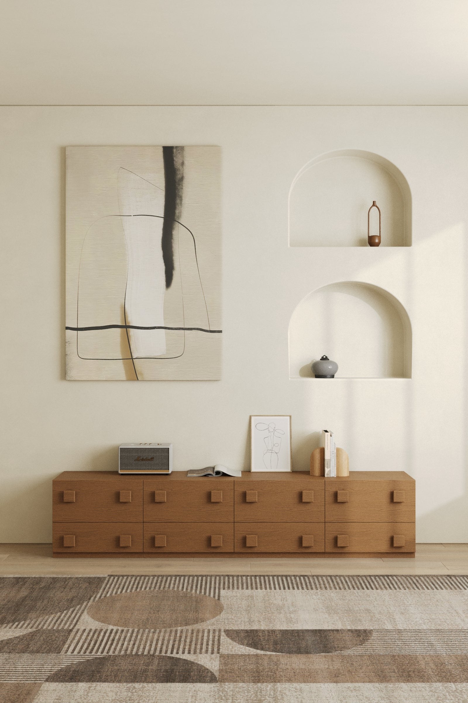 Tessera Honey Oak TV Unit