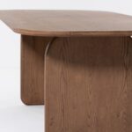 Lunova Dark Wooden Dining Table