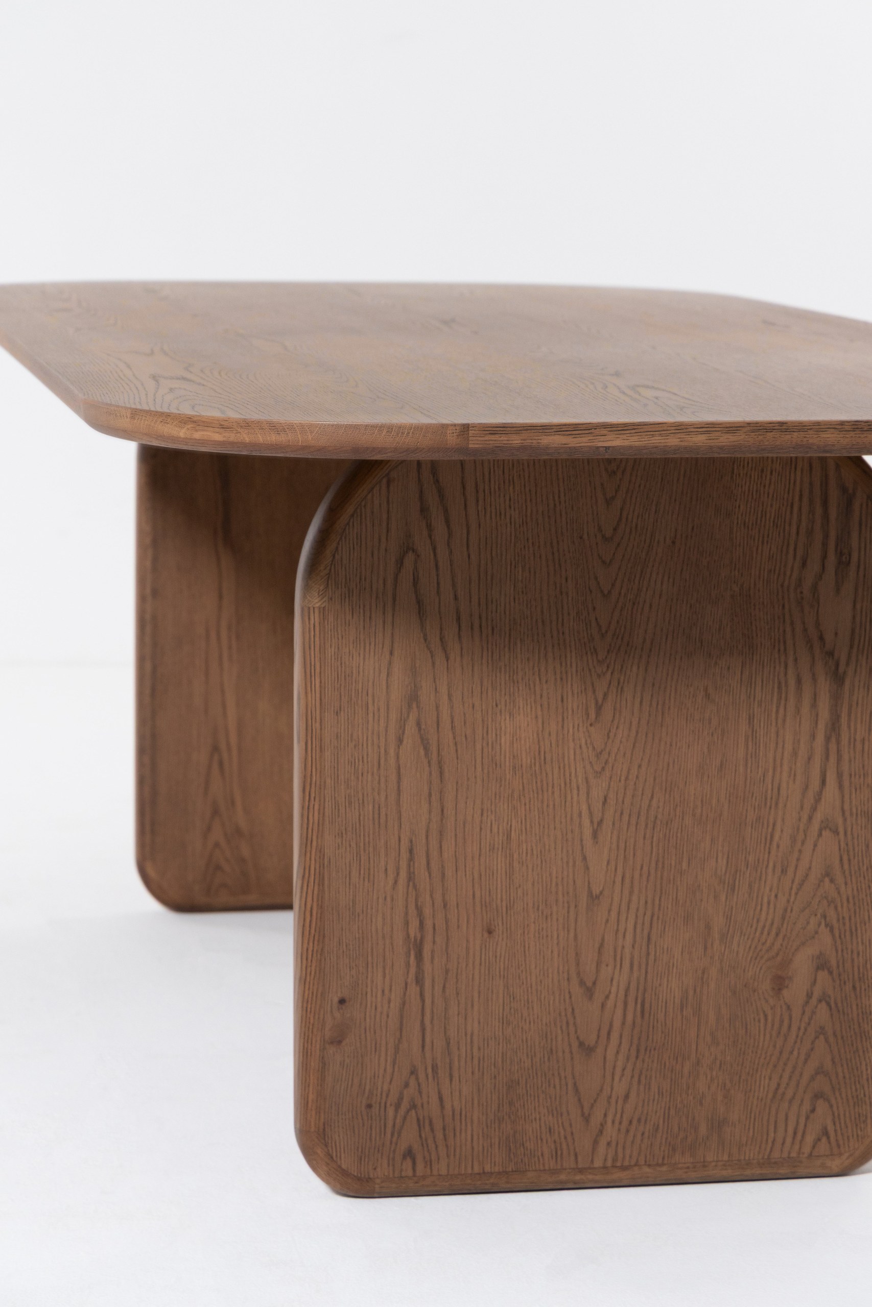 Lunova Dark Wooden Dining Table - Image 4