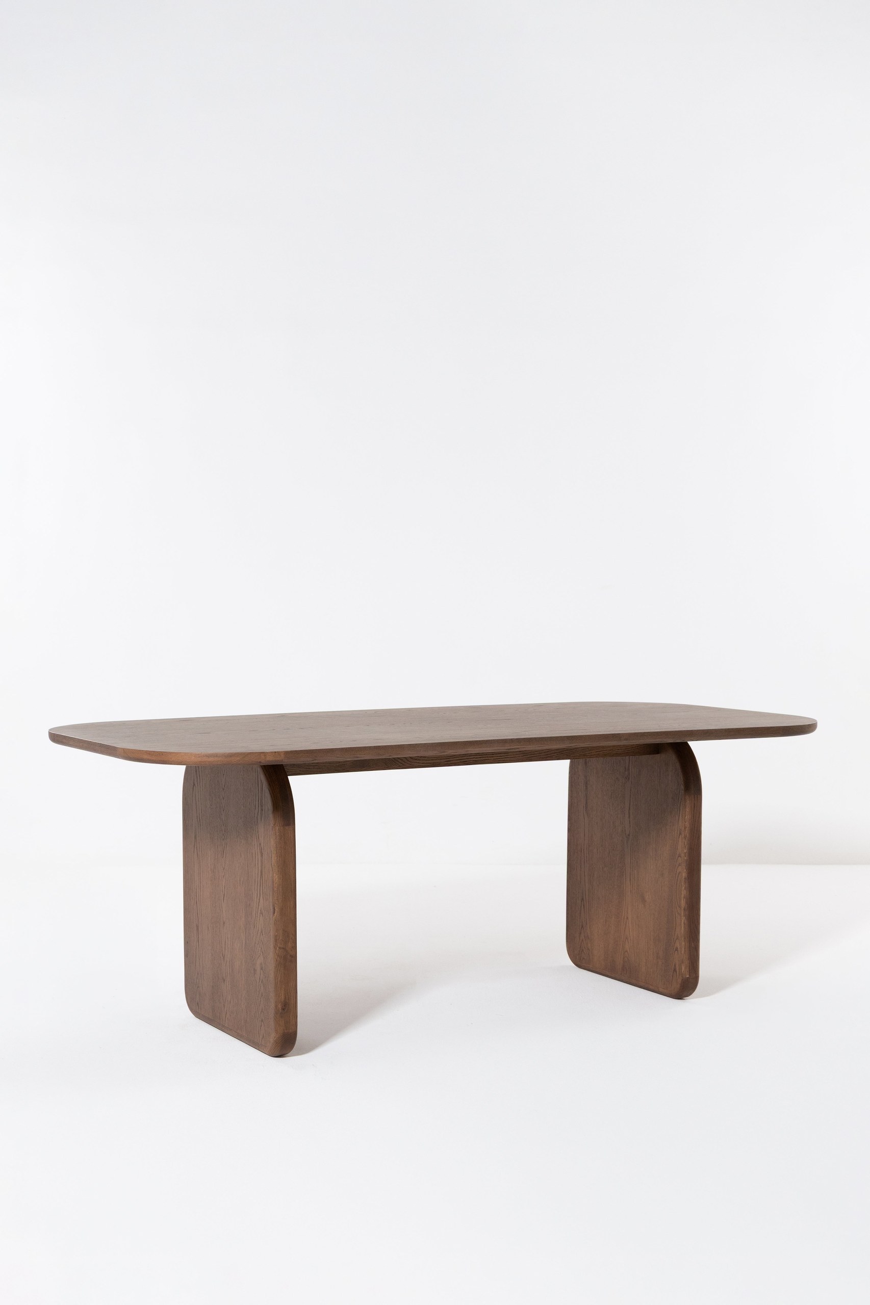 Lunova Dark Wooden Dining Table - Image 6