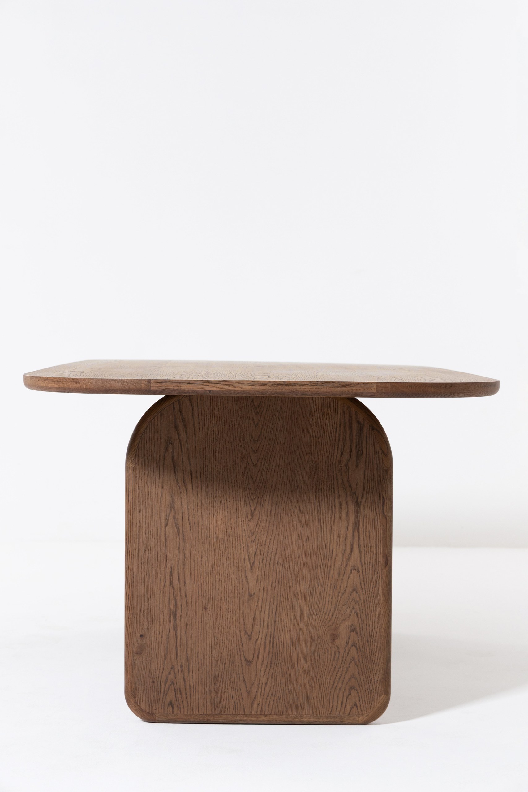 Lunova Dark Wooden Dining Table - Image 7