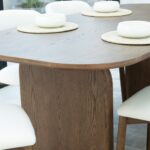Lunova Dark Wooden Dining Table