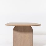 Lunova White Ash Wooden Dining Table