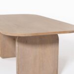 Lunova White Ash Wooden Dining Table