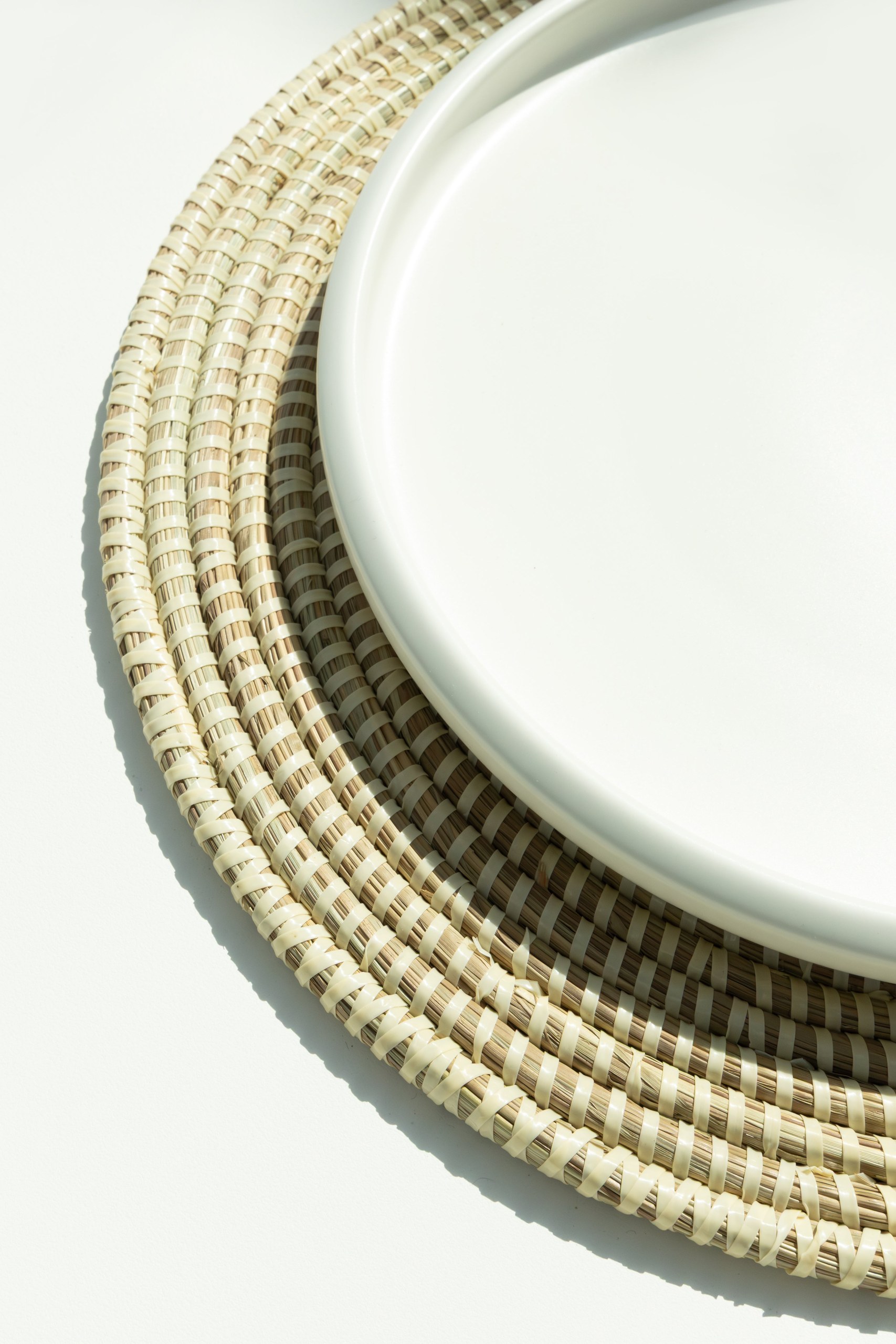 Helga Handmade Beige Placemat - Image 2