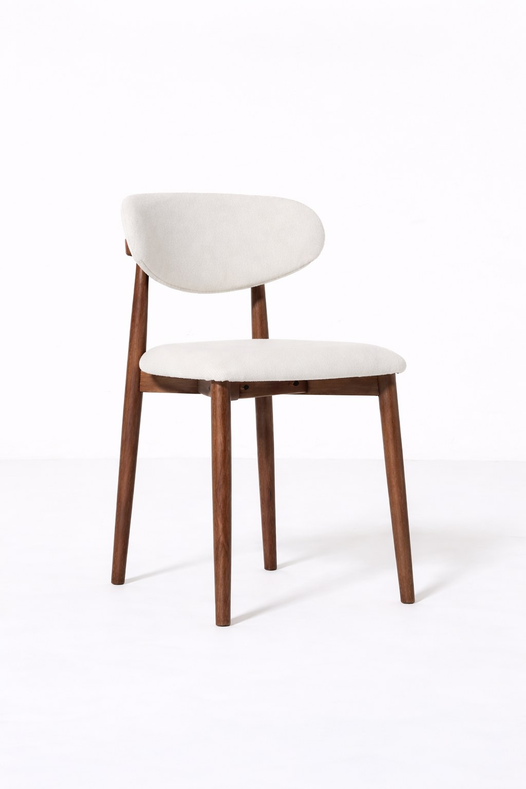 Alto Ivory Dark Wood Dining Chair - Image 9