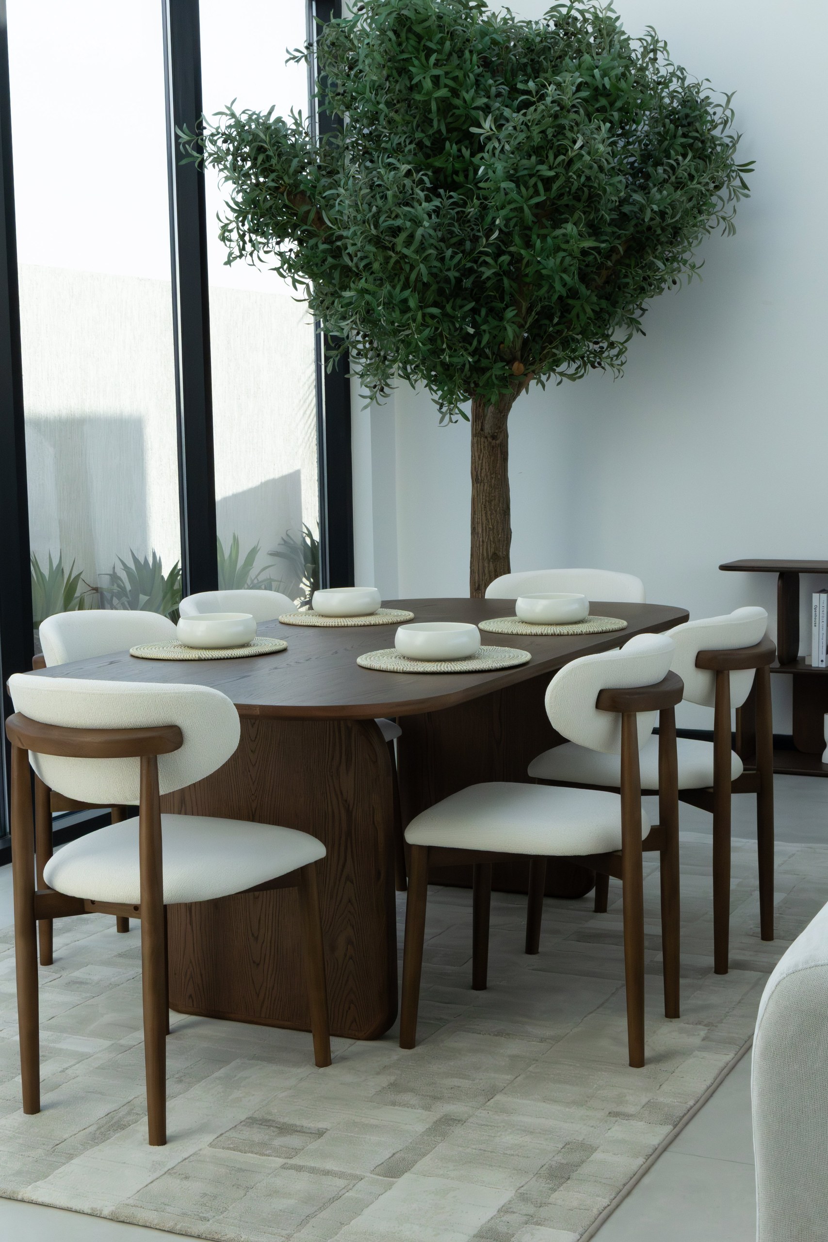 Alto Ivory Dark Wood Dining Chair - Image 11