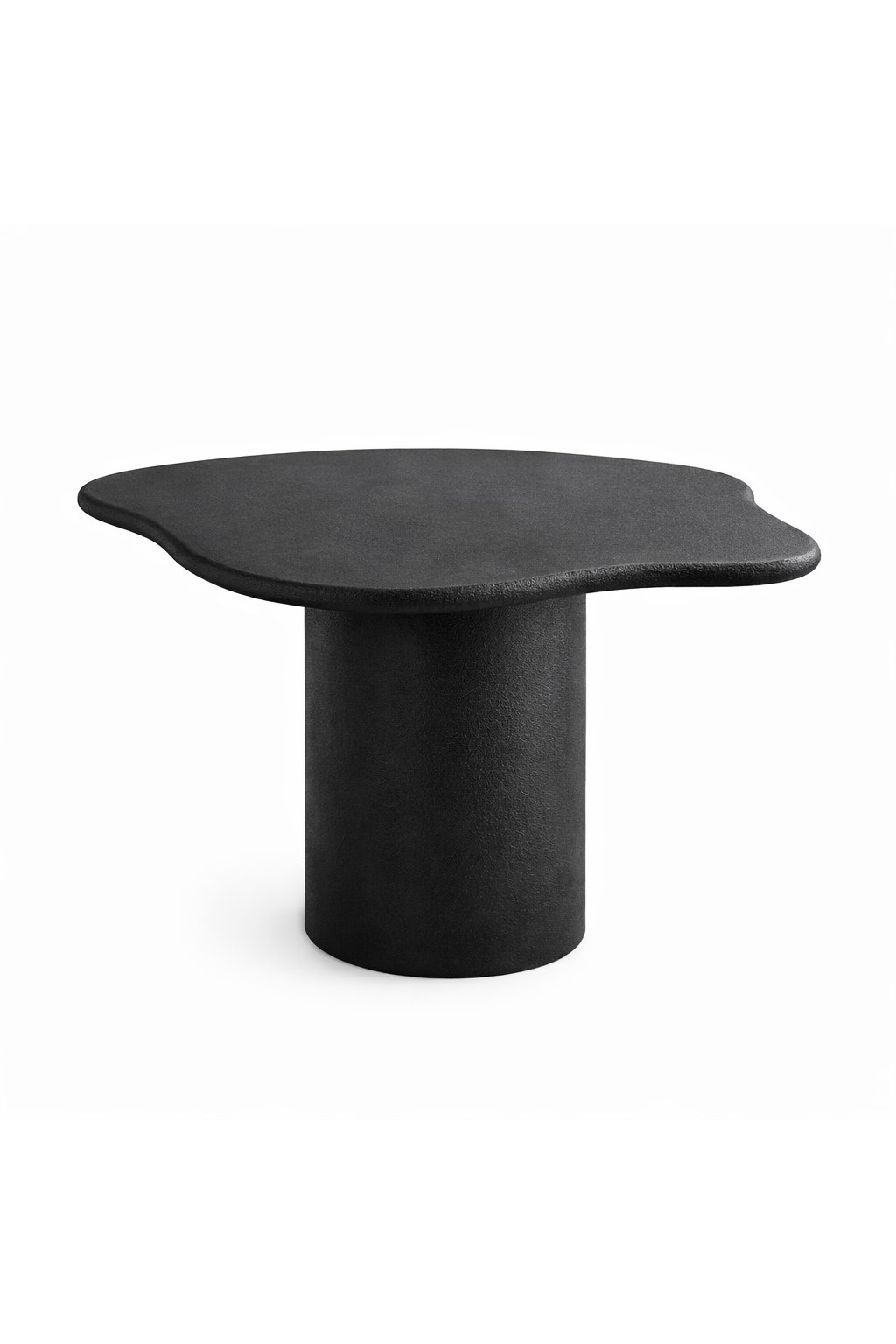 Naurède Black Microconcrete Outdoor Dining Table - Image 5