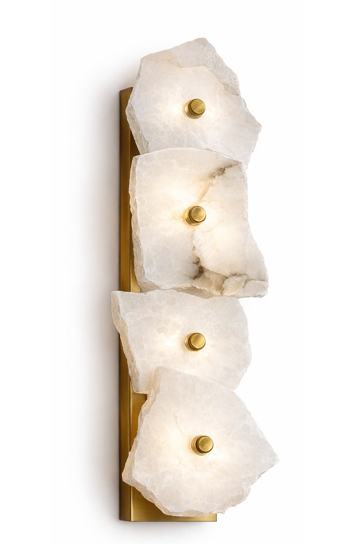 Cascina Irregular Alabaster Wall Light - Image 4