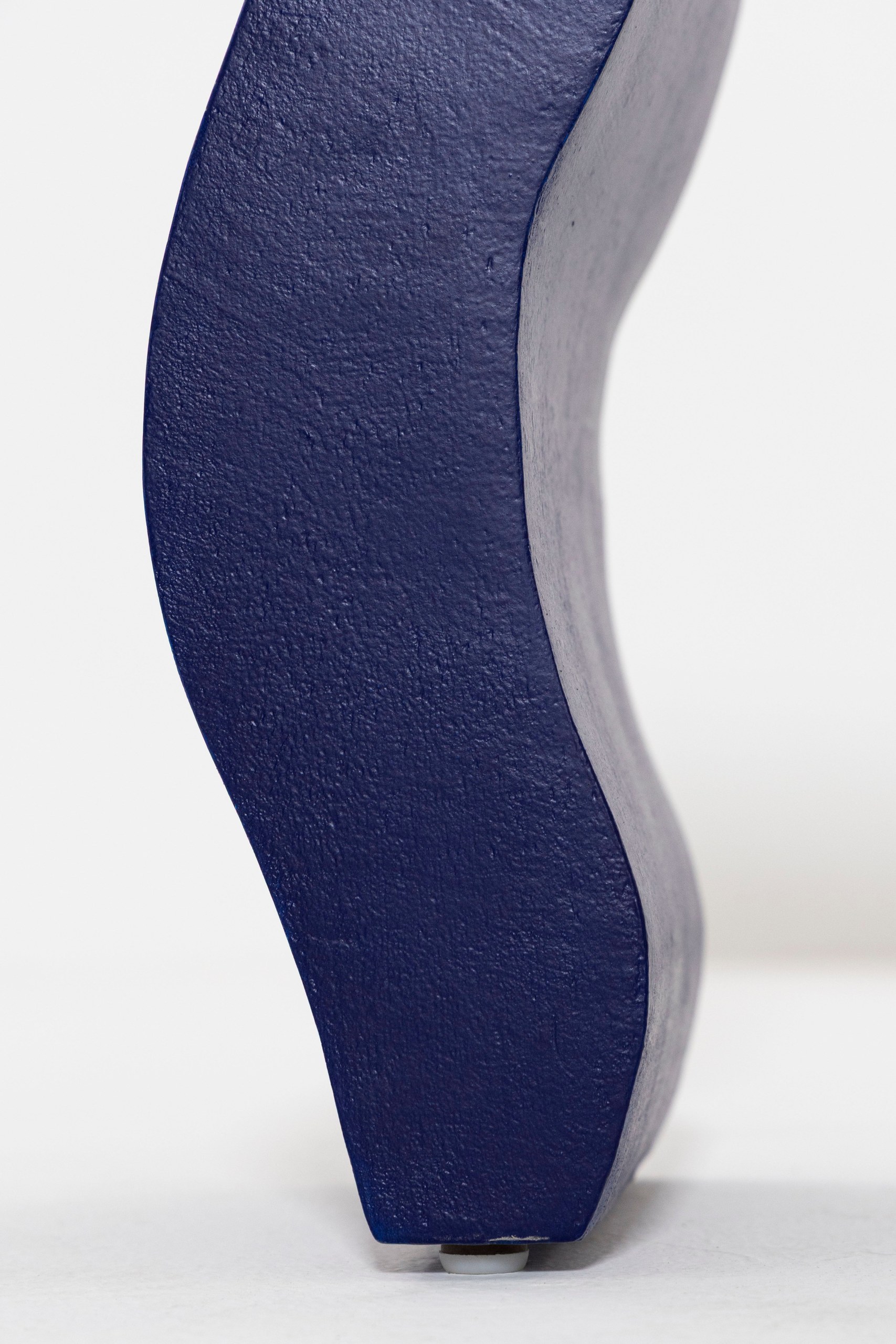 Marelle Blue Wavy Legs Microconcrete Console Table - Image 6