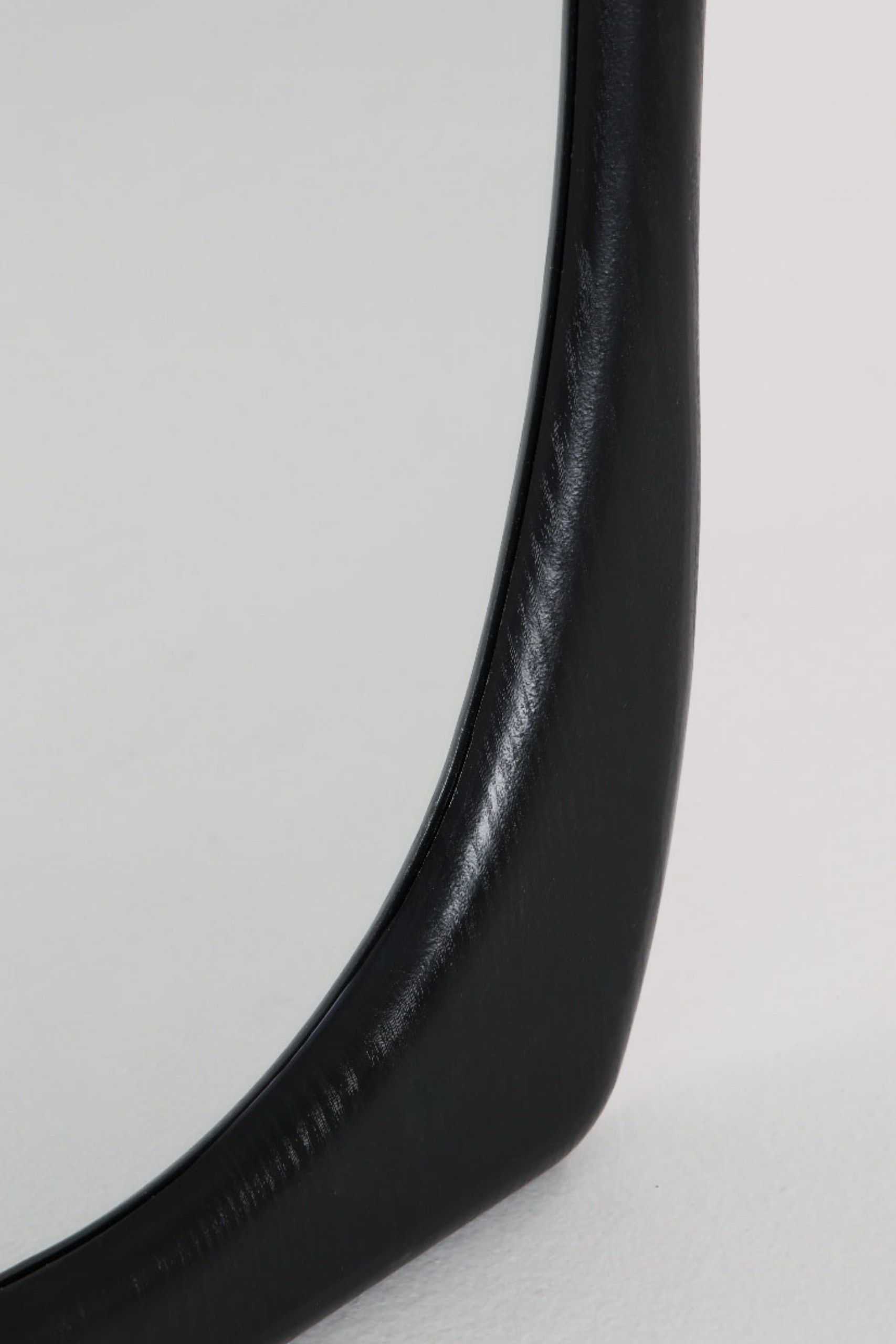 Roxana Black Wood Irregular Floor Mirror (180x80CM) - Image 3