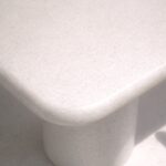 Alara Off White Speckled Microconcrete Desk